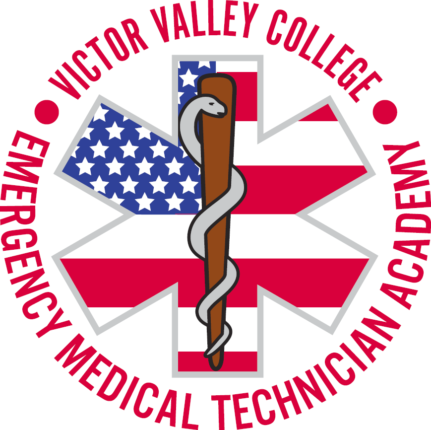 Victor Valley College Emergency Medical Technician Academy logo - click here to visit the EMT website